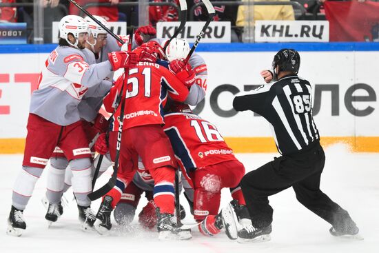 Russia Ice Hockey Kontinental League CSKA - Spartak