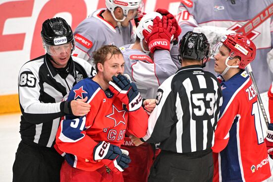 Russia Ice Hockey Kontinental League CSKA - Spartak