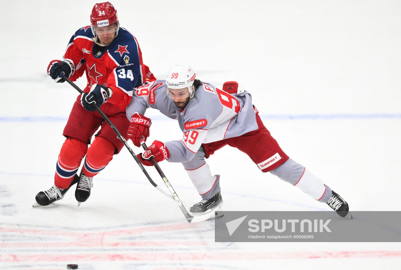 Russia Ice Hockey Kontinental League CSKA - Spartak