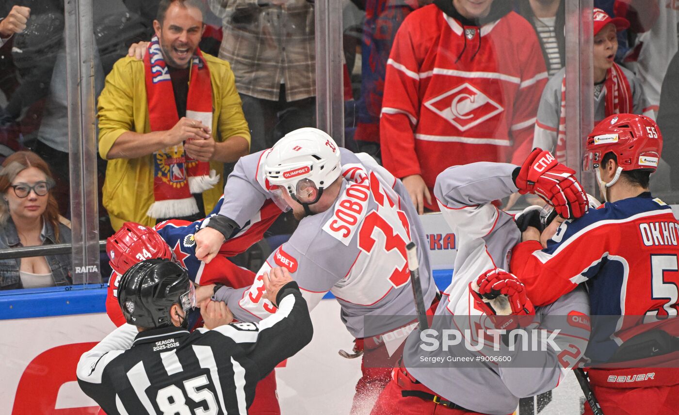 Russia Ice Hockey Kontinental League CSKA - Spartak