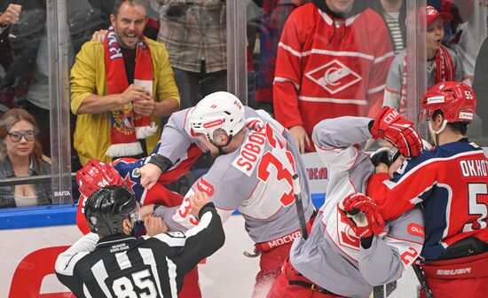 Russia Ice Hockey Kontinental League CSKA - Spartak