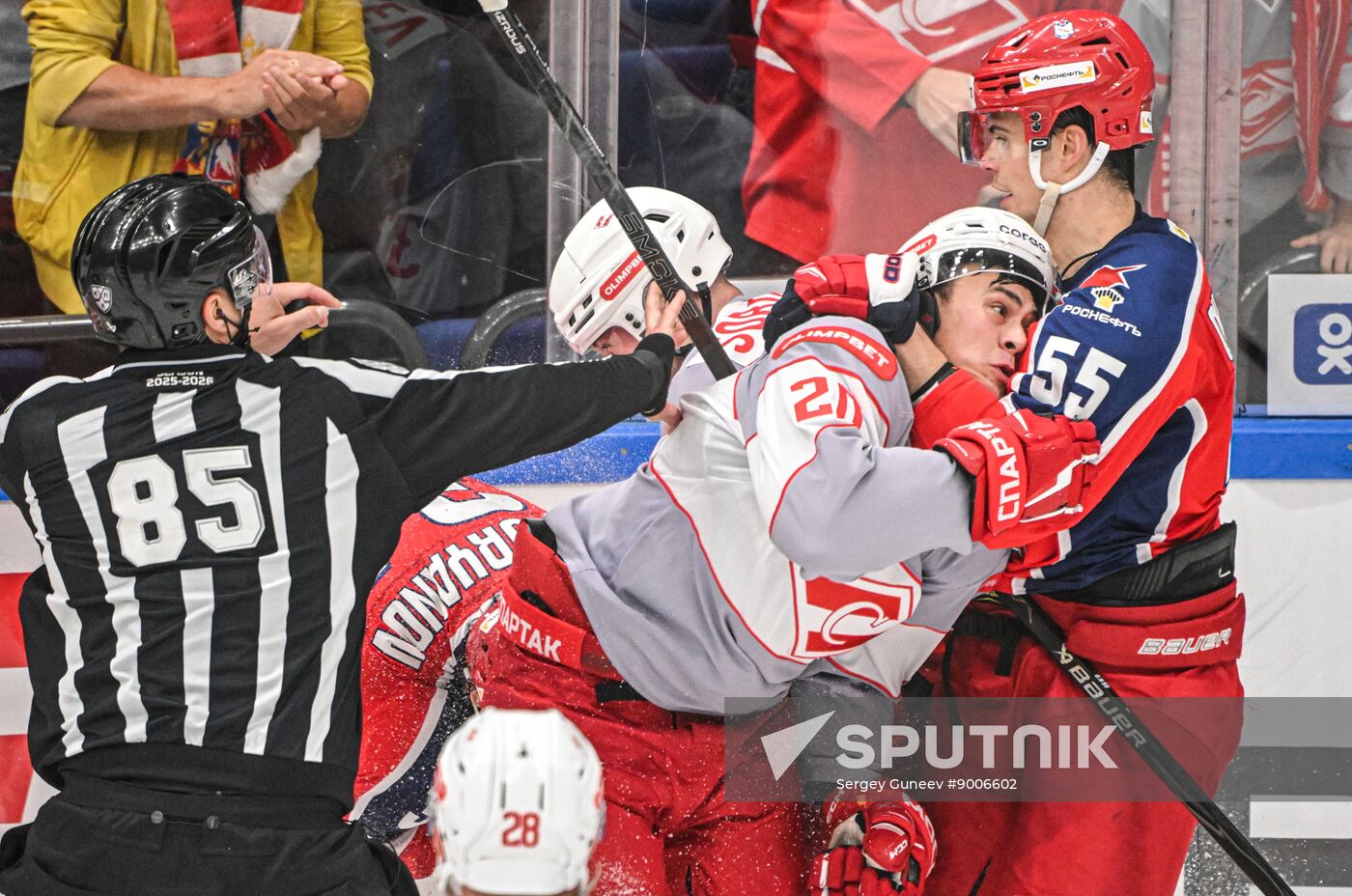 Russia Ice Hockey Kontinental League CSKA - Spartak