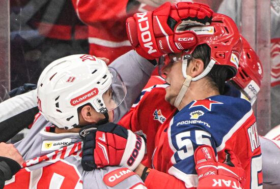 Russia Ice Hockey Kontinental League CSKA - Spartak