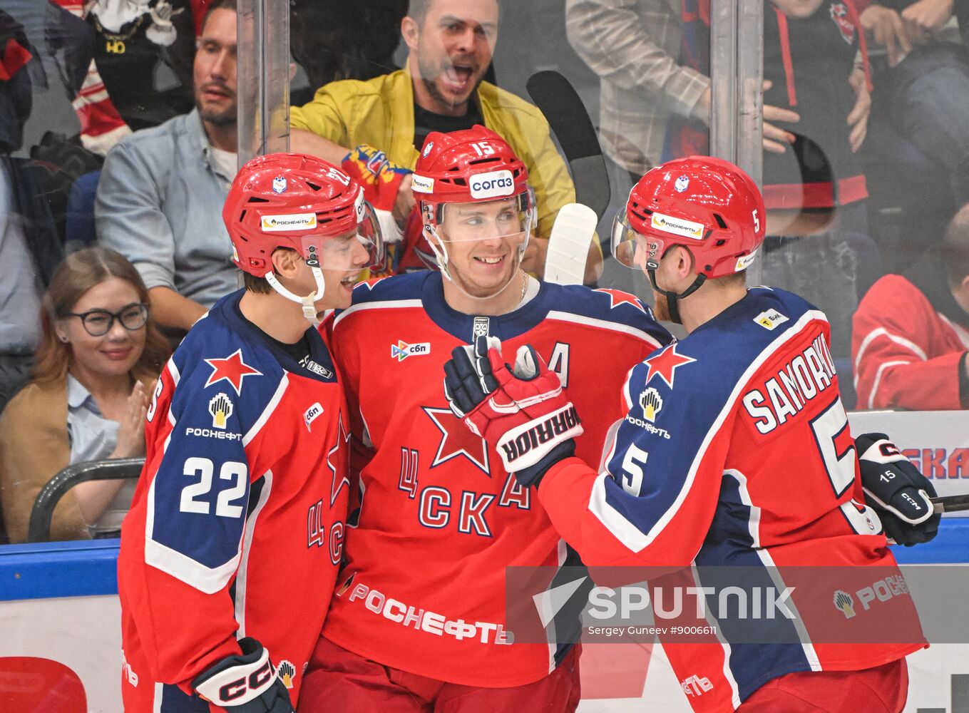 Russia Ice Hockey Kontinental League CSKA - Spartak