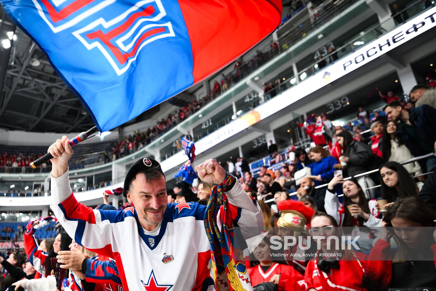 Russia Ice Hockey Kontinental League CSKA - Spartak