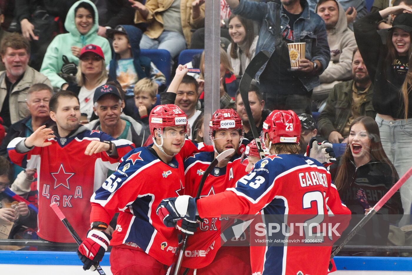 Russia Ice Hockey Kontinental League CSKA - Spartak