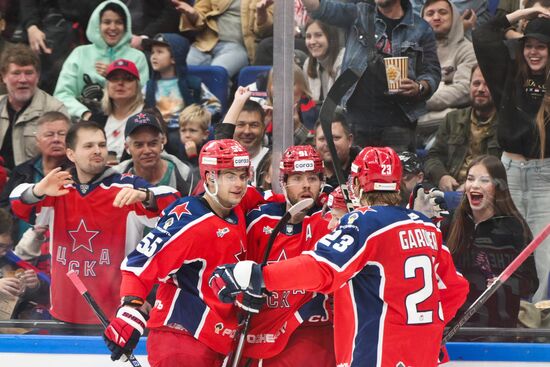 Russia Ice Hockey Kontinental League CSKA - Spartak