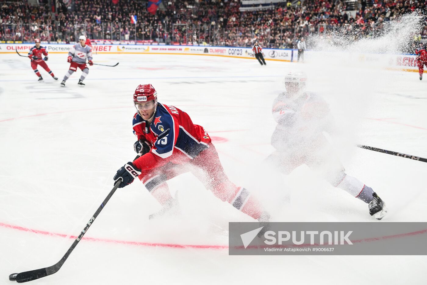 Russia Ice Hockey Kontinental League CSKA - Spartak