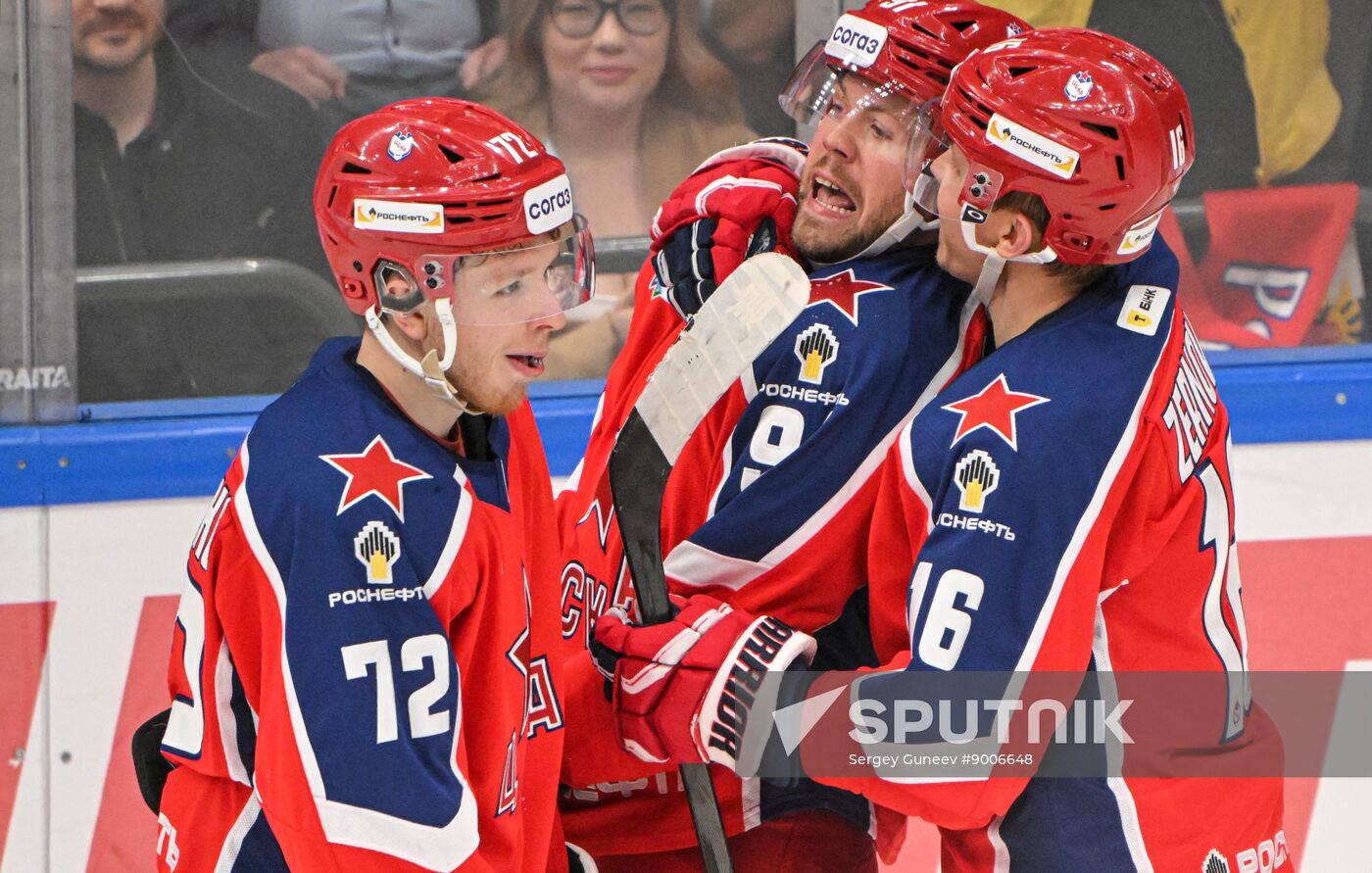 Russia Ice Hockey Kontinental League CSKA - Spartak