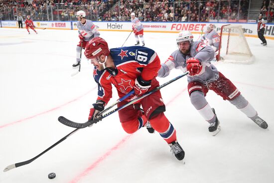Russia Ice Hockey Kontinental League CSKA - Spartak