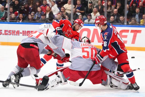Russia Ice Hockey Kontinental League CSKA - Spartak