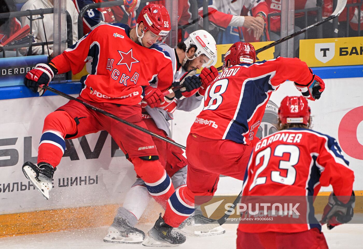 Russia Ice Hockey Kontinental League CSKA - Spartak