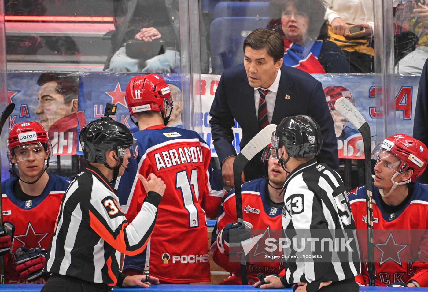 Russia Ice Hockey Kontinental League CSKA - Spartak