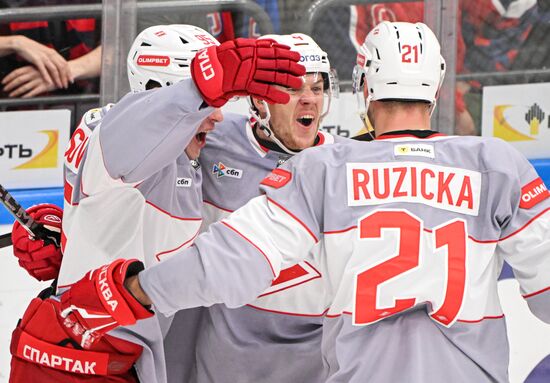 Russia Ice Hockey Kontinental League CSKA - Spartak