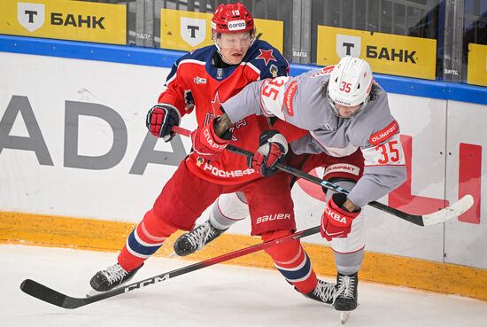 Russia Ice Hockey Kontinental League CSKA - Spartak