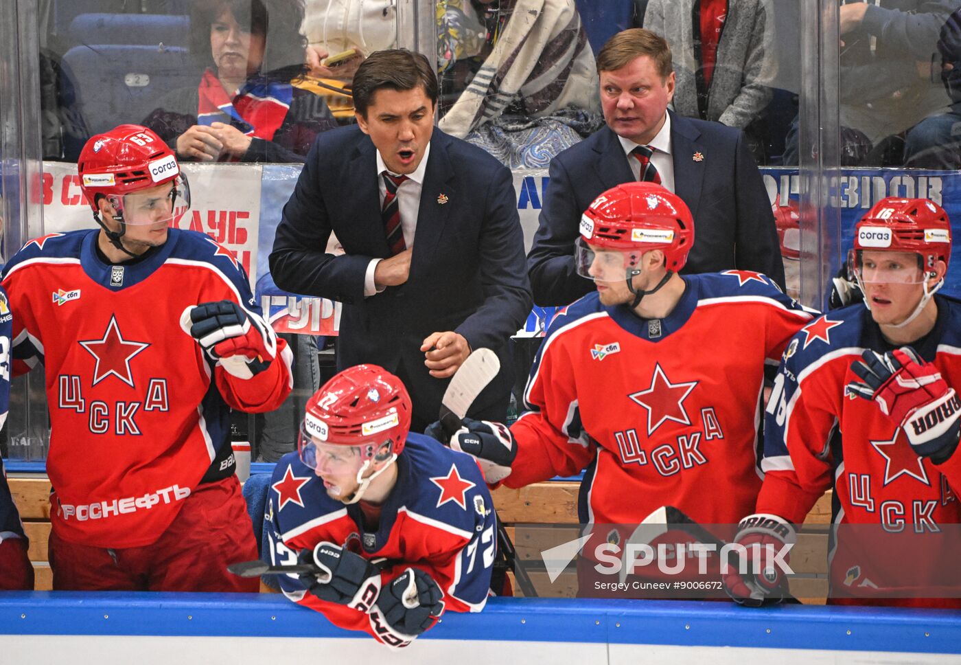 Russia Ice Hockey Kontinental League CSKA - Spartak