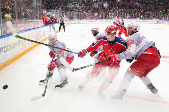 Russia Ice Hockey Kontinental League CSKA - Spartak