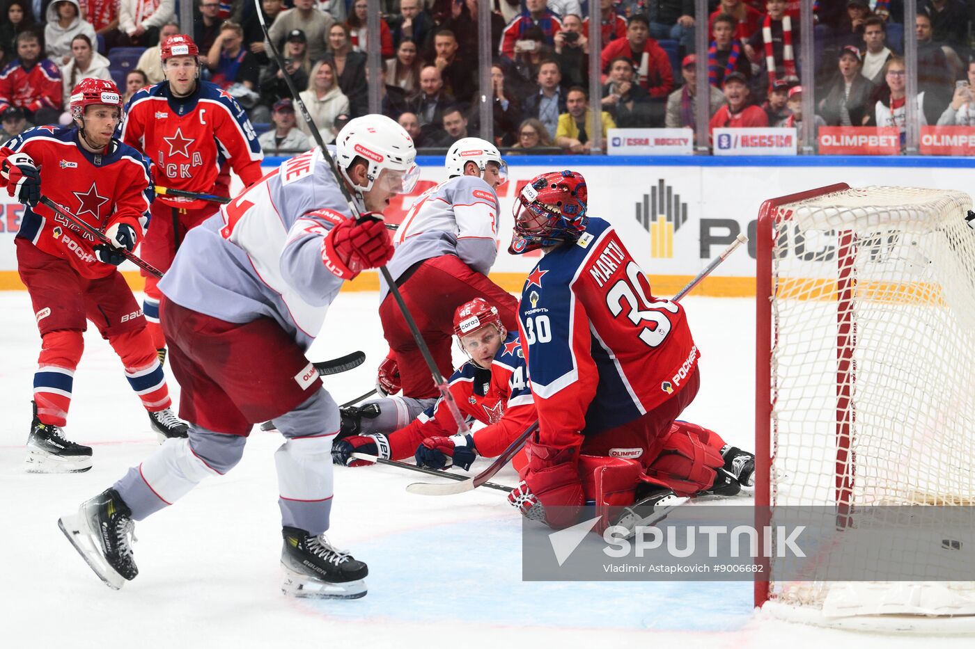 Russia Ice Hockey Kontinental League CSKA - Spartak