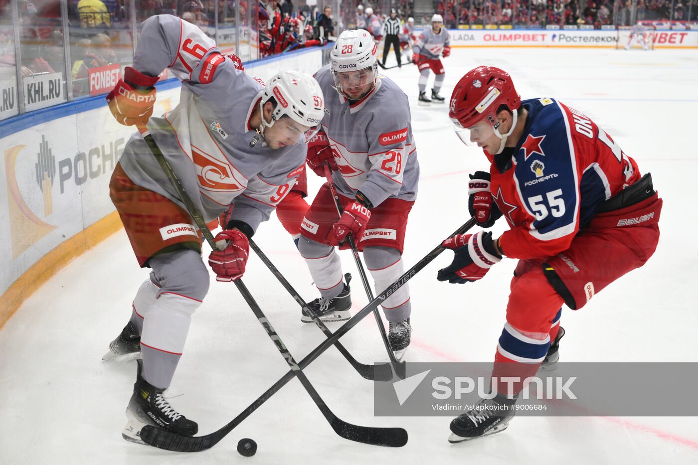 Russia Ice Hockey Kontinental League CSKA - Spartak