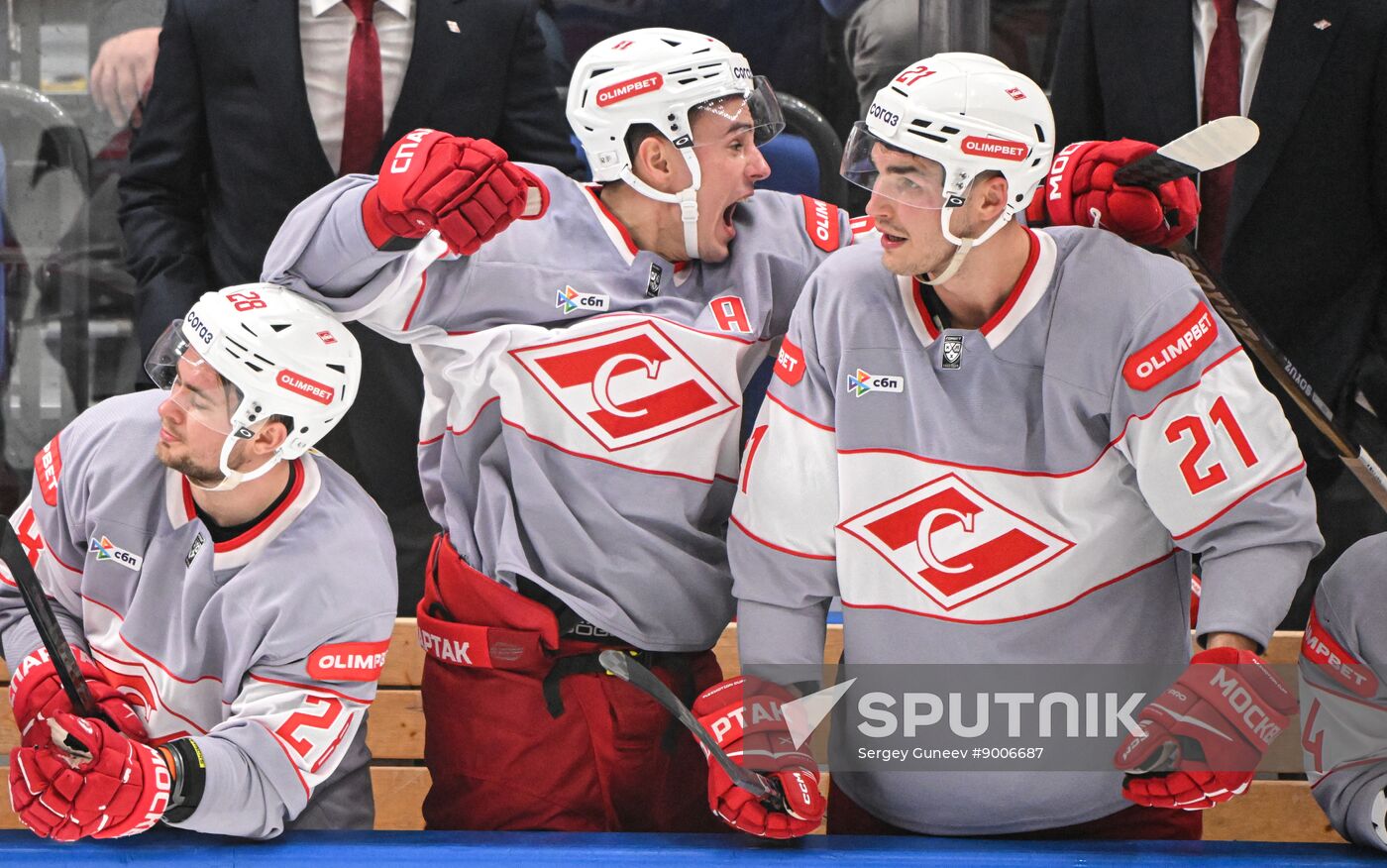 Russia Ice Hockey Kontinental League CSKA - Spartak