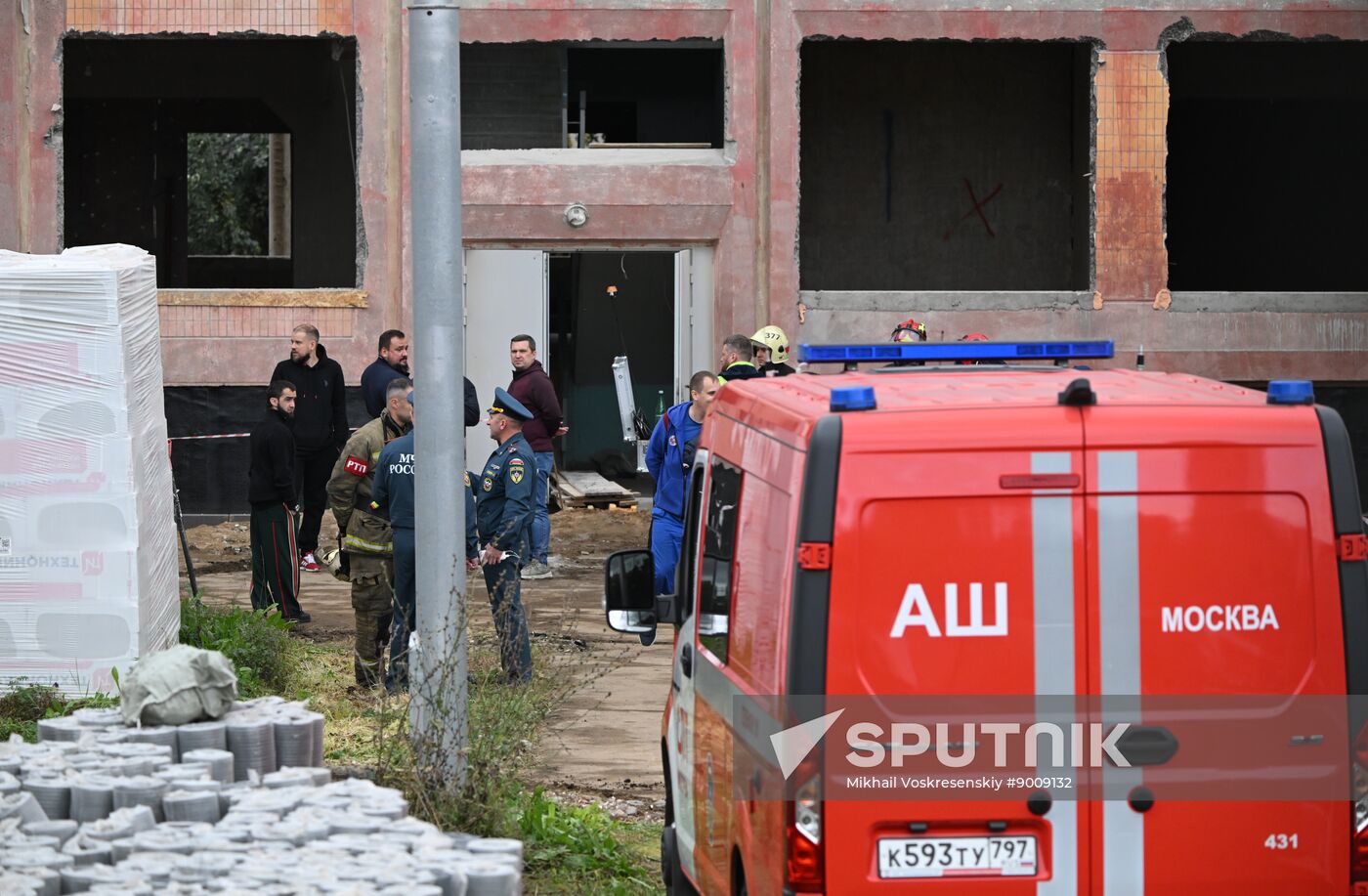 Russia School Collapse