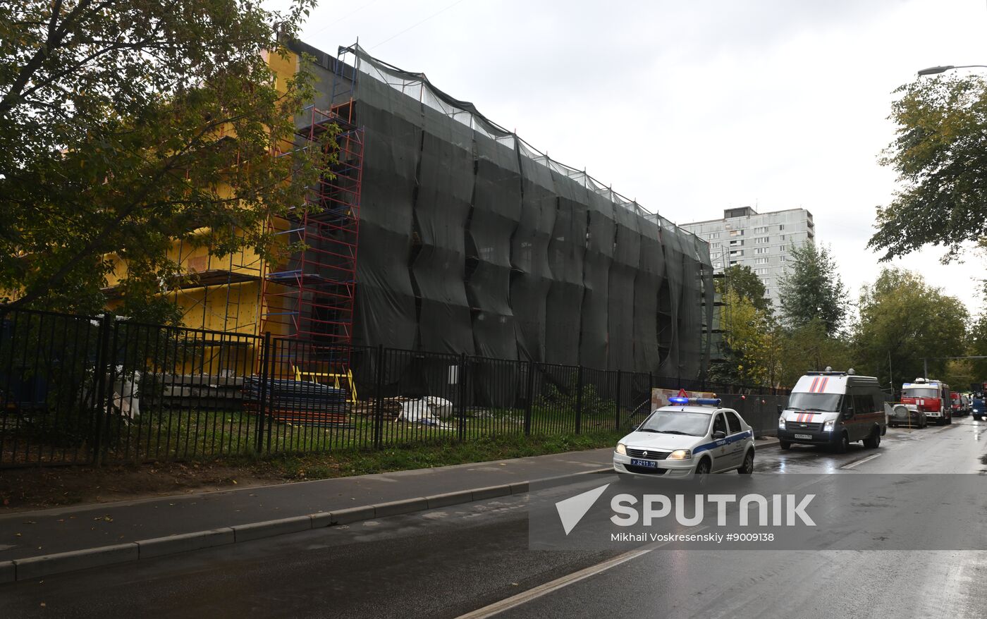 Russia School Collapse