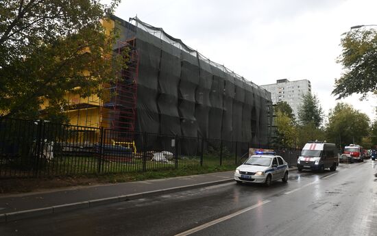 Russia School Collapse
