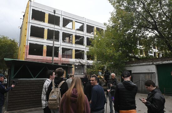Russia School Collapse