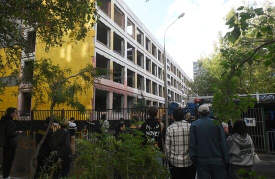 Russia School Collapse