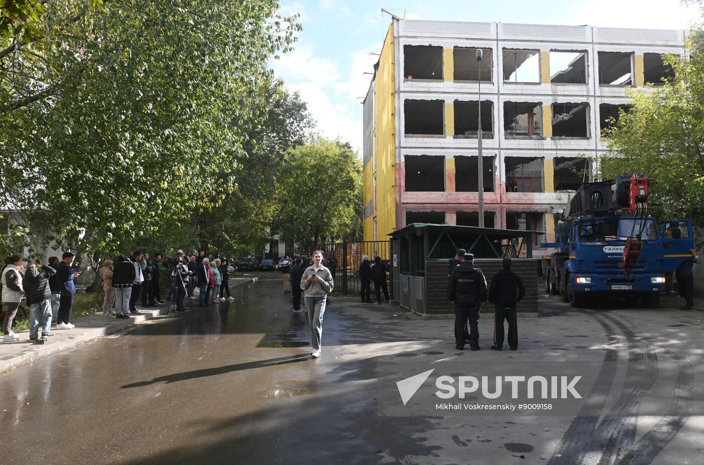 Russia School Collapse