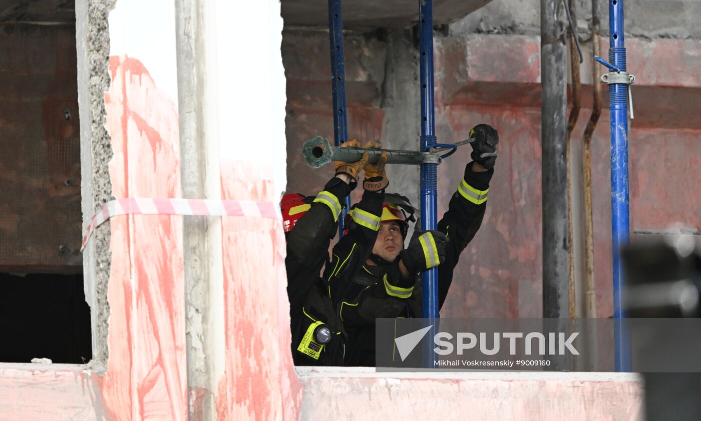 Russia School Collapse