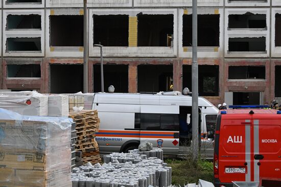 Russia School Collapse