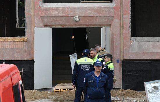 Russia School Collapse