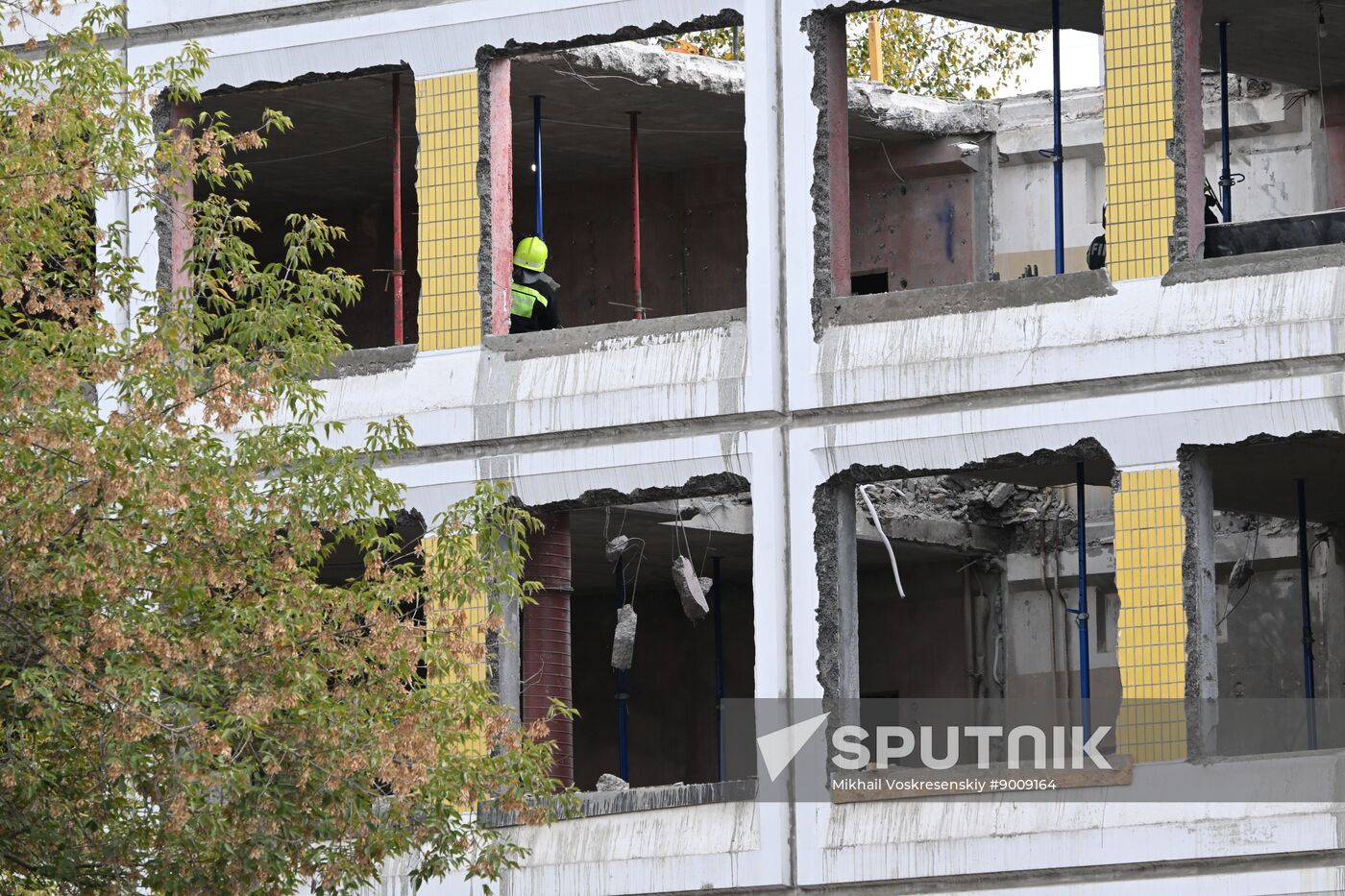 Russia School Collapse