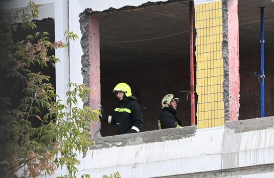 Russia School Collapse