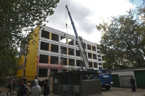 Russia School Collapse
