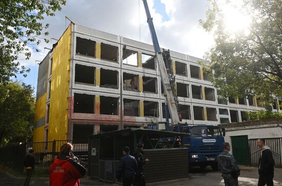 Russia School Collapse