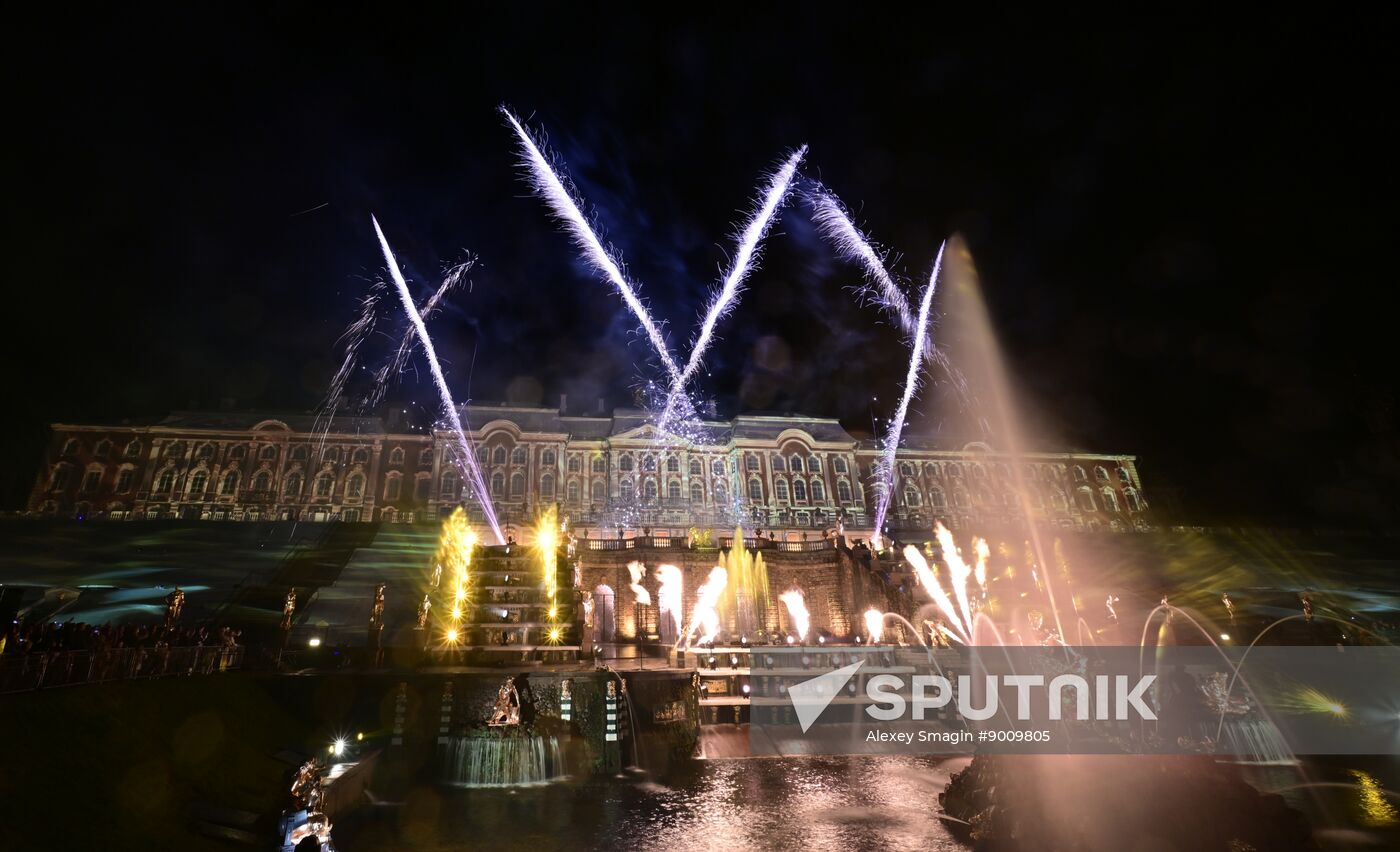 Russia Autumn Fountain Festival