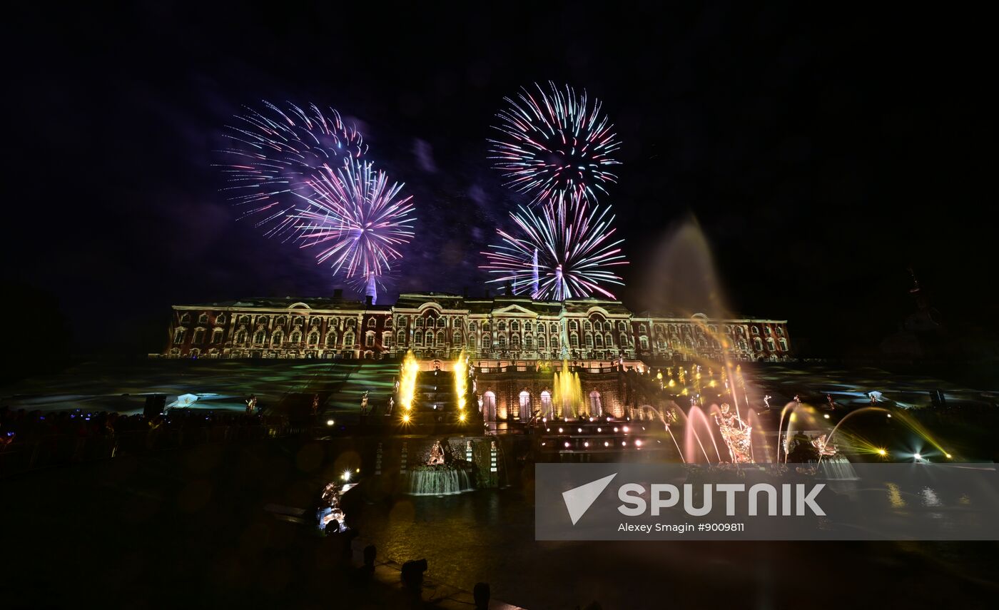 Russia Autumn Fountain Festival