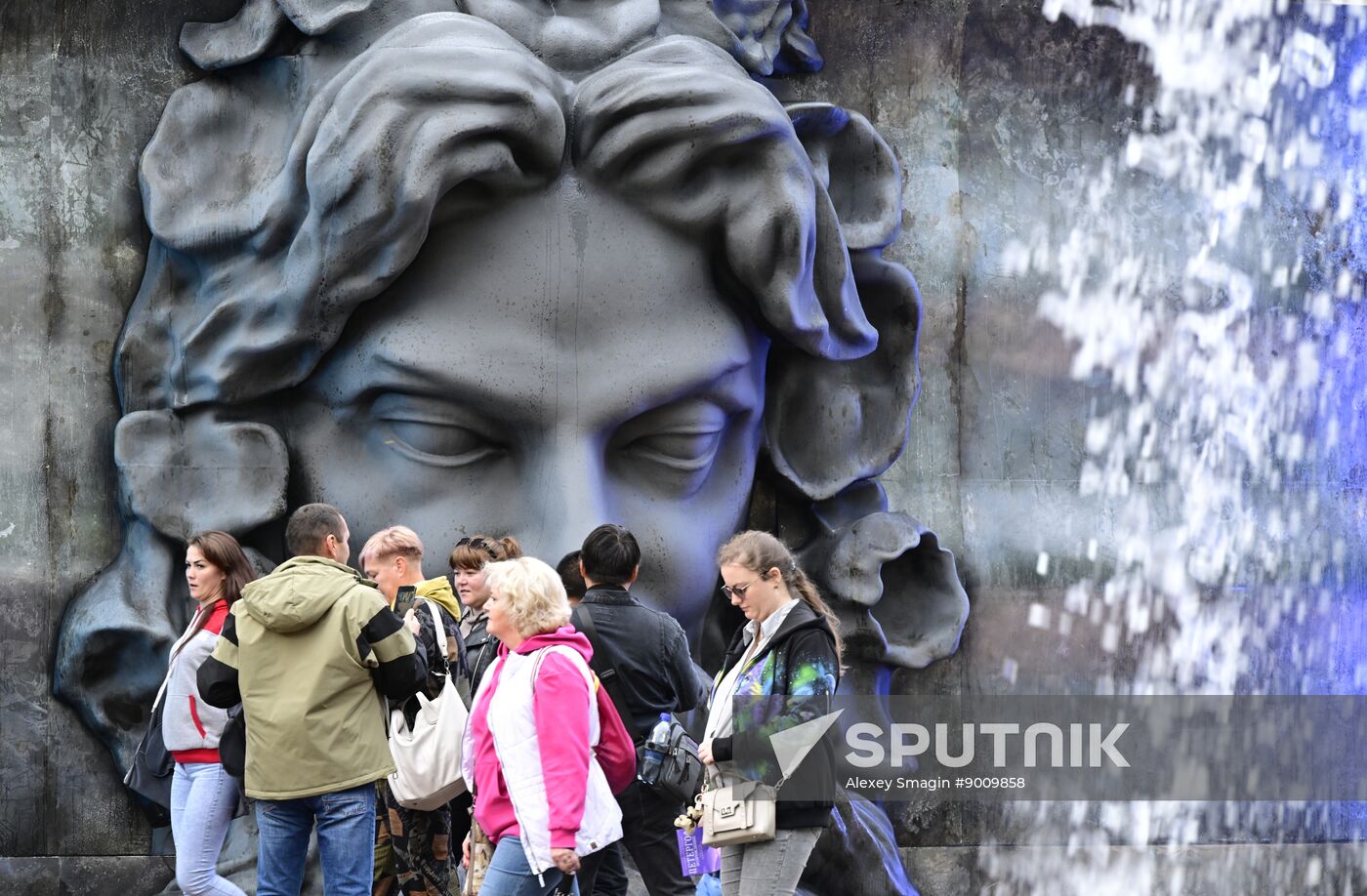 Russia Autumn Fountain Festival