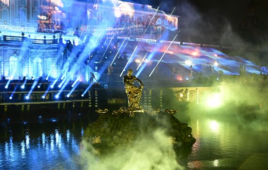 Russia Autumn Fountain Festival