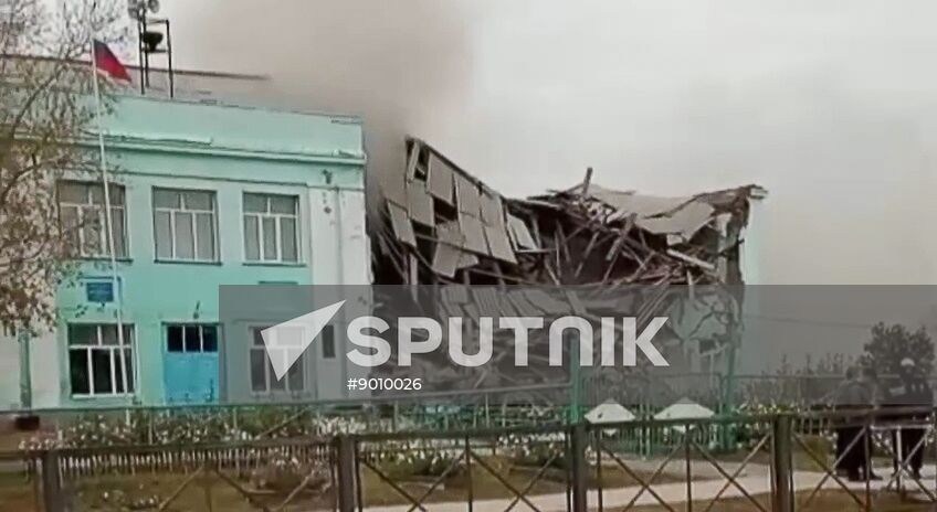 Russia School Collapse