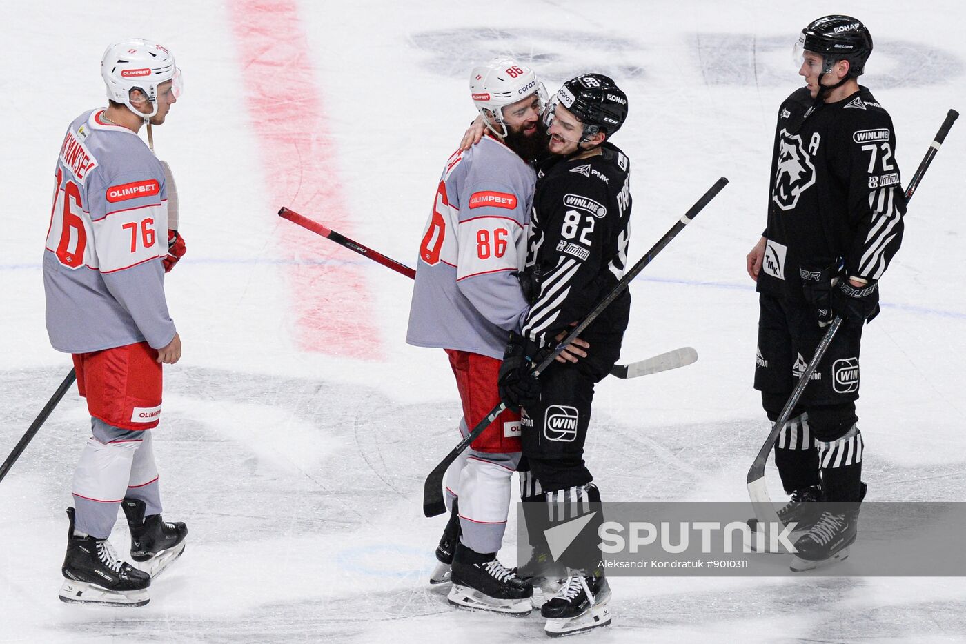 Russia Ice Hockey Kontinental League Traktor - Spartak