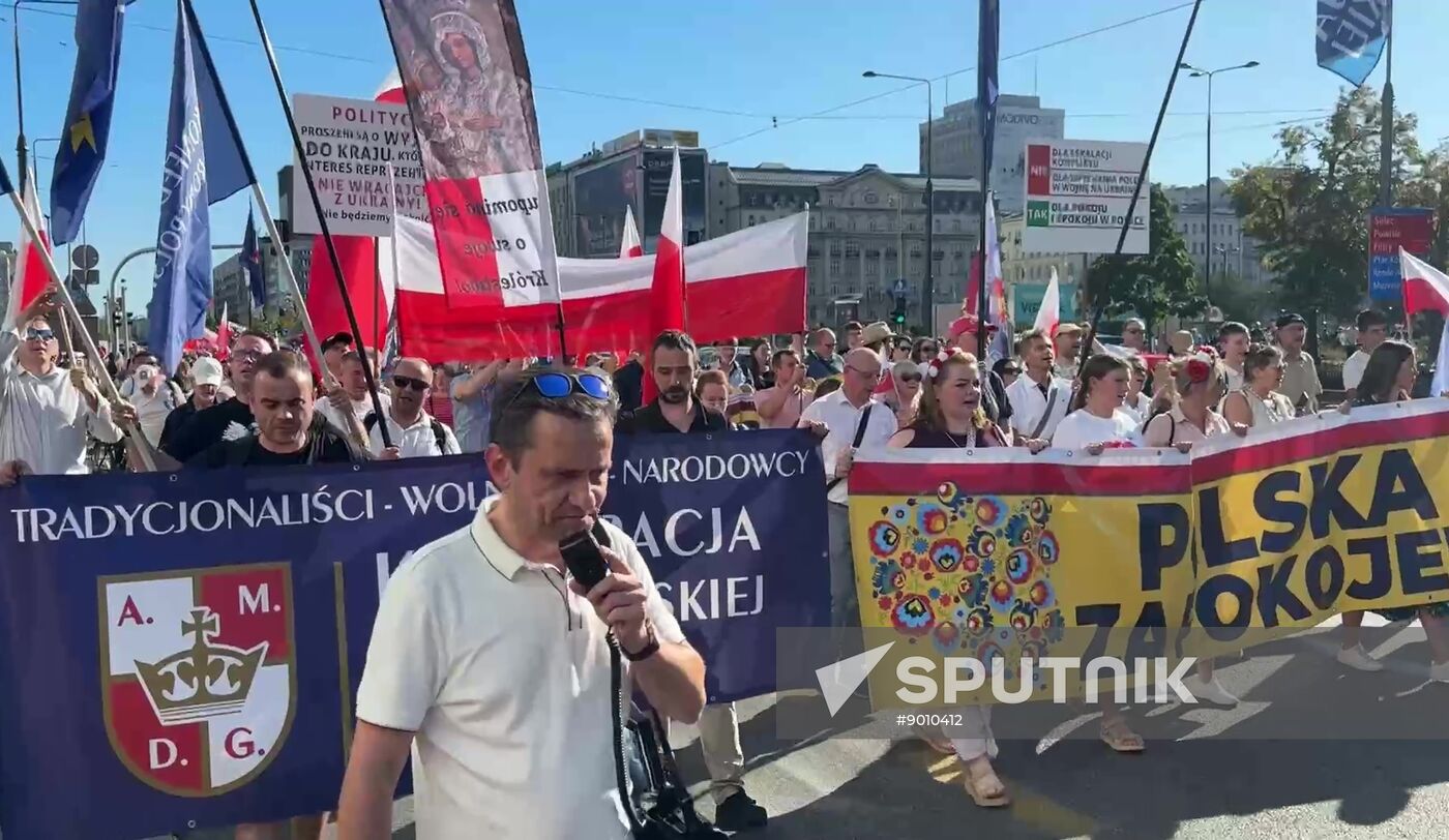 Poland Ukraine Protest