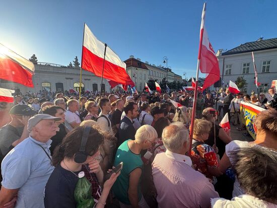 Poland Ukraine Protest