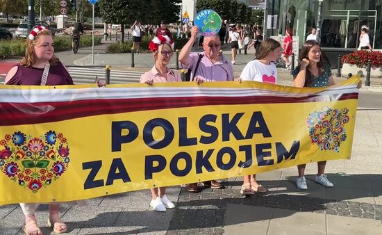 Poland Ukraine Protest