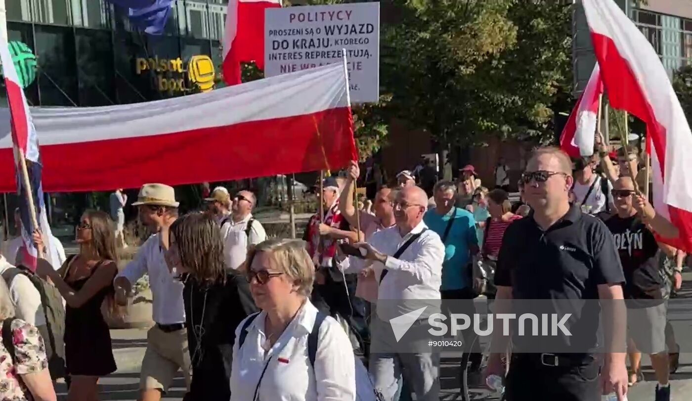 Poland Ukraine Protest