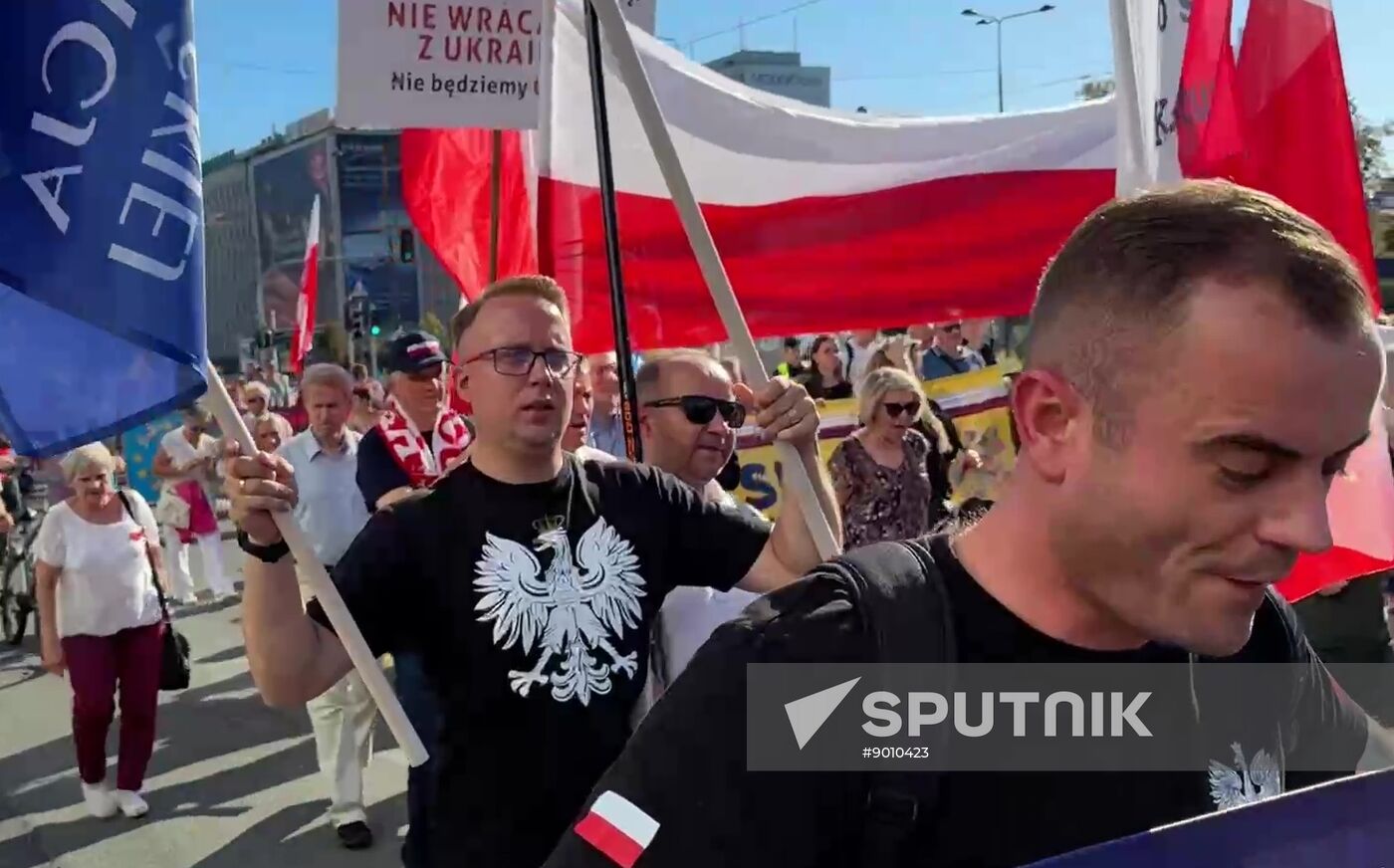 Poland Ukraine Protest