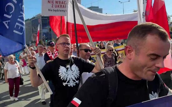 Poland Ukraine Protest