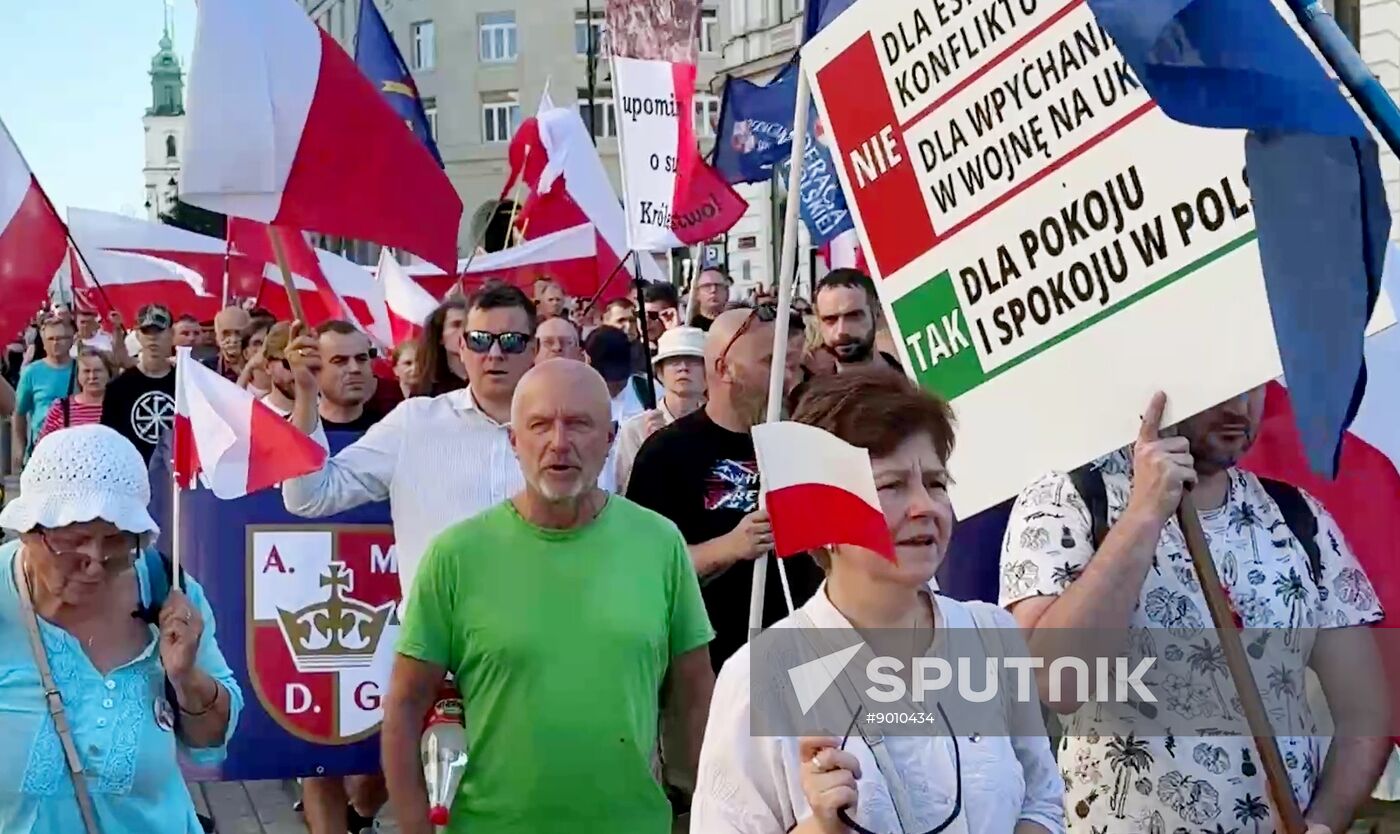 Poland Ukraine Protest